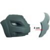 Jumper Front bumper blade right corner gray with holes for fender flares