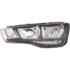 A1 Headlight left H7+H1 with electric motor black