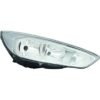 Focus 2014-2018 Headlight right H7 + H15 aluminum with daytime running lights