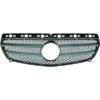 A W176 up to 2015 Grille trim black with grey trim strip not AMG