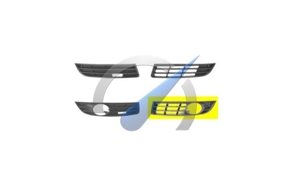 Fog light grille left open suitable for Passat