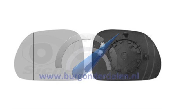 500L Spiegelglas links verwarmd