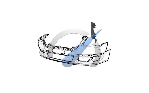 Support de pare-chocs intérieur avant gauche compatible avec Passat