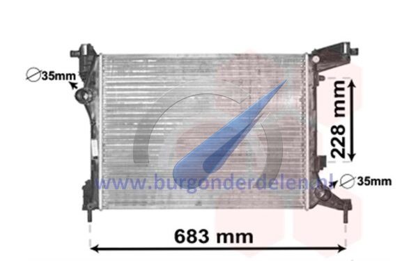 500L Radiator 1.4 motor 843 A1.000