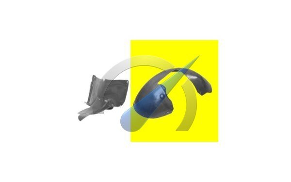Left mudguard suitable for Passat