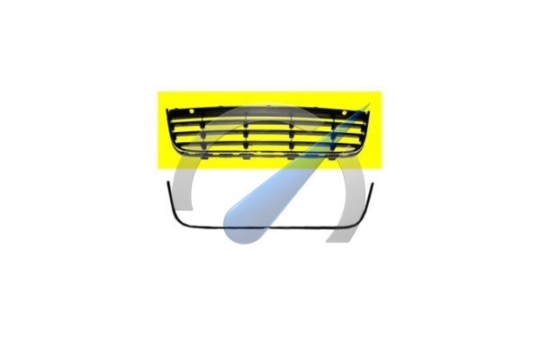 Grille inférieure compatible avec Golf 5 break