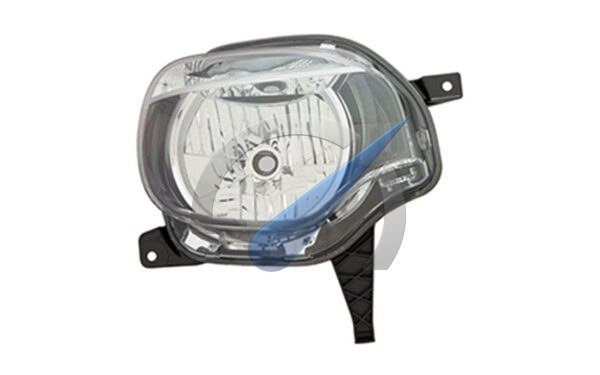 Faro delantero derecho H4 del Twingo con control eléctrico.