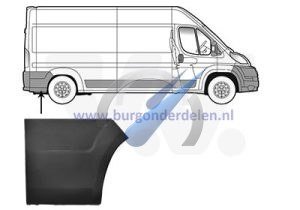Jumper Sierlijst rechts achter tussen wiel en achterbumper