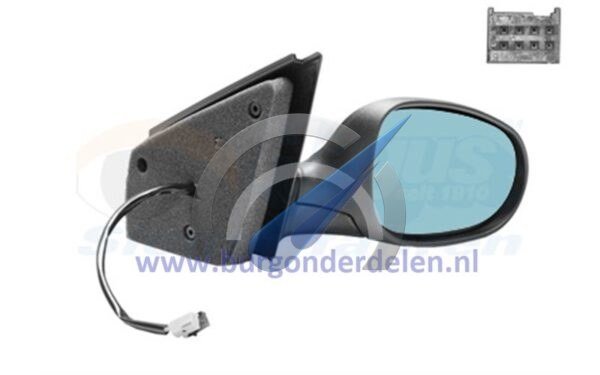 Bravo Electric Side Mirror Full Right Black Temperature Sensor