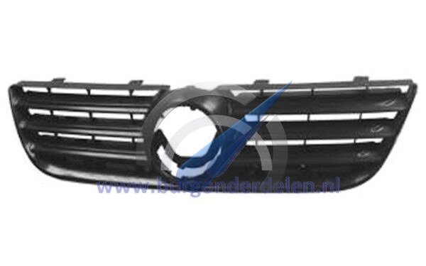 Grill sierrooster zwart geschikt voor Polo 9N3 2006-2009
