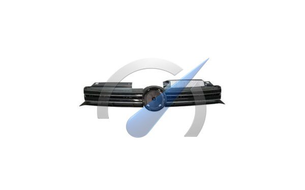 Grille bumper insert black chrome Highline suitable for Golf 6 2008-2012
