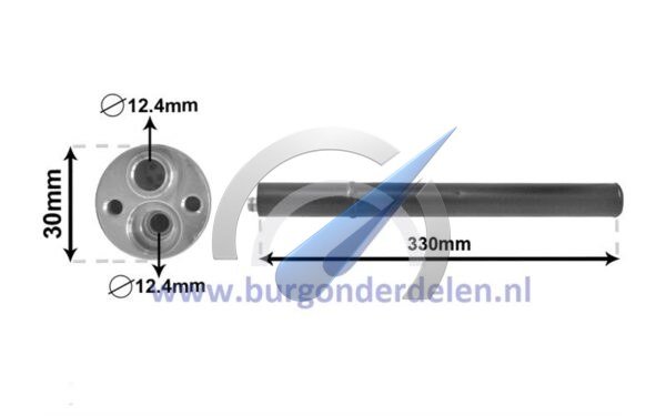A/C receiver drier suitable for Golf 5 6, Caddy 4/2008+, Passat, Touran, A3