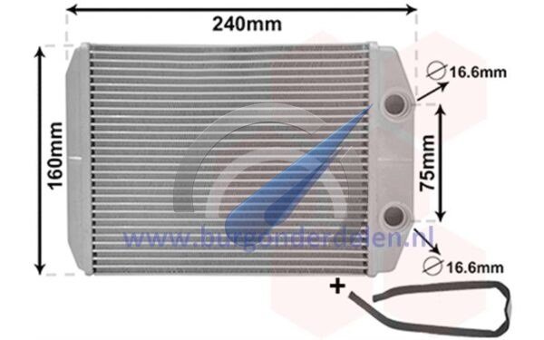 Doblo heater core