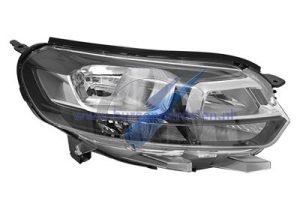 Jumpy Double headlight right H7 + H1 with electric motor VARROC