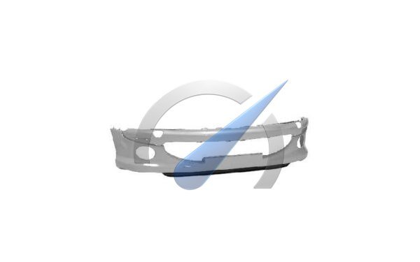 P206 from 2003 Front bumper in primer with fog light holes and spoiler for XS and S16