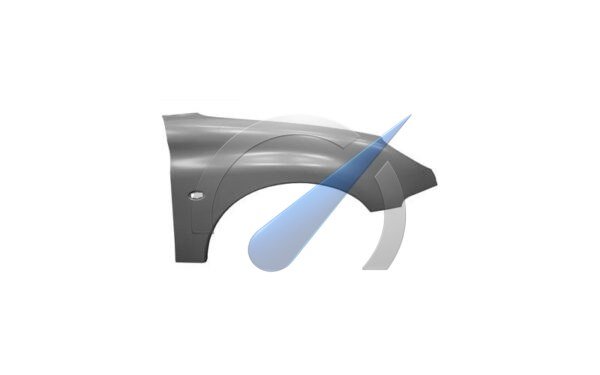 P206 Garde-boue avant droit S16 XS