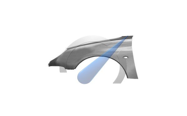 P206 Garde-boue avant gauche sans GT S16 XS
