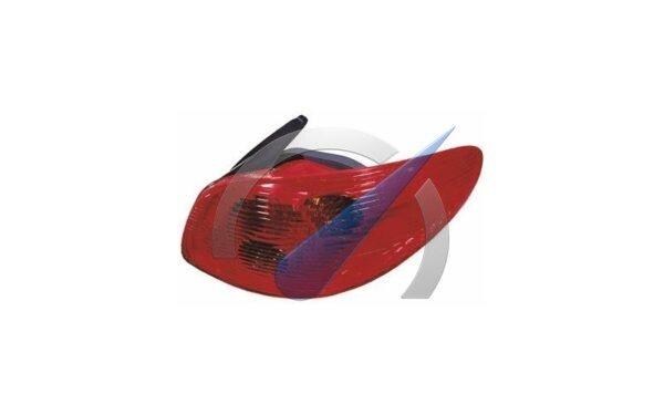 P206 from 2003 Right rear light without electrical part 3 / 5 doors
