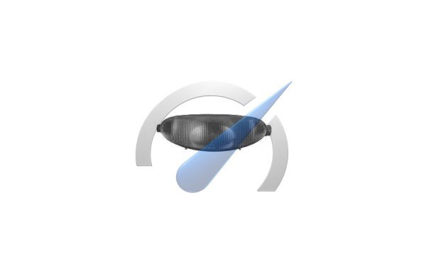 P206 Rear light center fog light