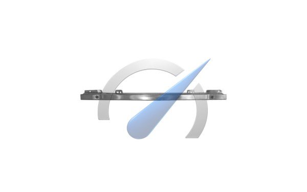Corsa C Bumperbalk achter aluminium
