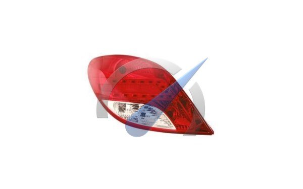 P207 vanaf 2009 Achterlicht links zonder elektrische deel led