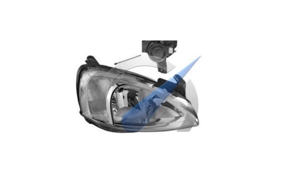 Corsa C 2003-2005 Headlight right H7 Valeo front electric control.