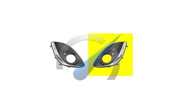 Corsa D Fog lamp cover left open chrome