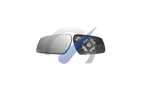 Fiesta 05-08 Mirror glass left front electric type