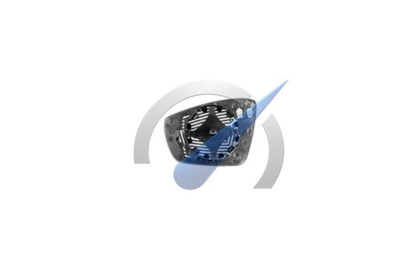 Right door mirror glass suitable for Polo 2009-2017/up 2016+
