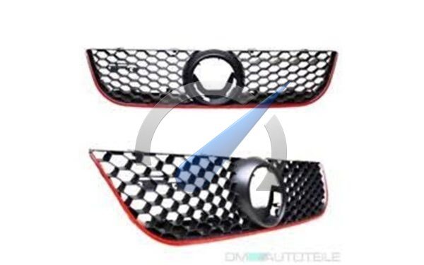 Embellecedor de parrilla GTI apto para Polo 9N3 2006-2009