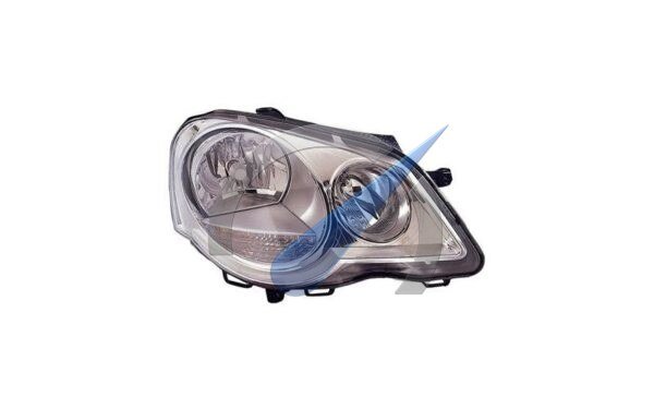 Faro doble izquierdo H7 + H1 apto para Polo 9N3 2006-2009