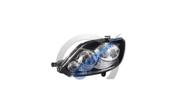 Venstre frontlykt H7 + H15 med elektrisk motor egnet for Golf Plus 2005-2009