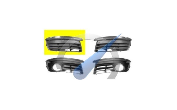 Right closed fog light grille suitable for Golf 5 Estate