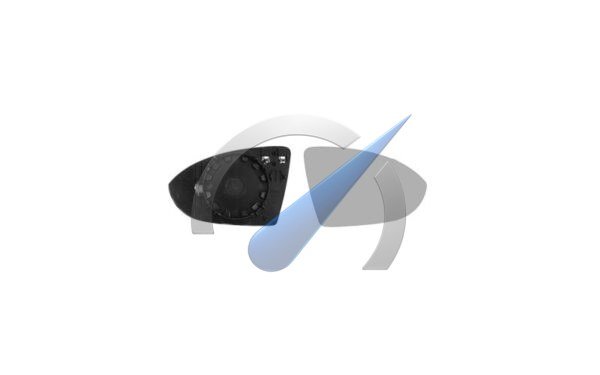 Right heated mirror glass suitable for Golf 7 & 7.5 2012-2020
