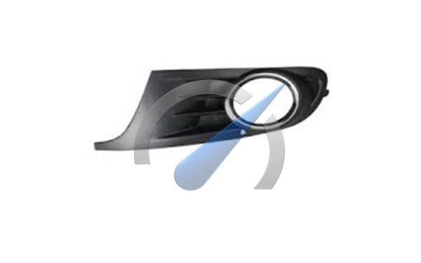 Fog light grille left open black chrome suitable for Golf 6 2008-2012
