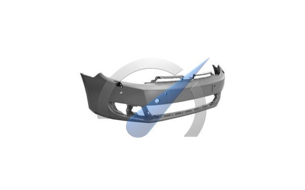 Front bumper with PDC 4 holes and headlamp washer holes suitable for Golf 6 2008-2012