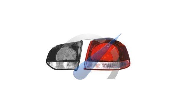 Feu arrière extérieur droit rouge foncé, compatible avec Golf 6 2009-2012