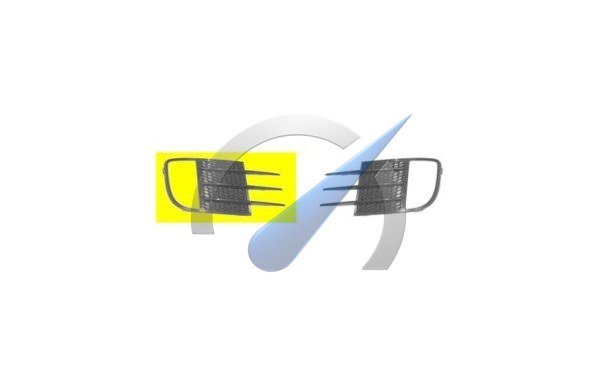 Fog light cap right suitable for Golf 6 GTI GTD 2009-2012