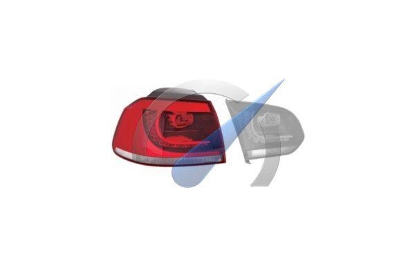 Venstre LED baklys utvendig egnet for Golf 6 GTI GTD 2009-2012