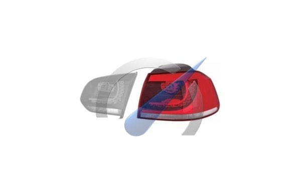 Right LED rear light external suitable for Golf 6 GTI GTD 2009-2012