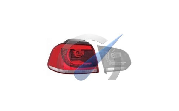 GTI GTD Rear light left LED outer dark red suitable for Golf 6 2008-2012