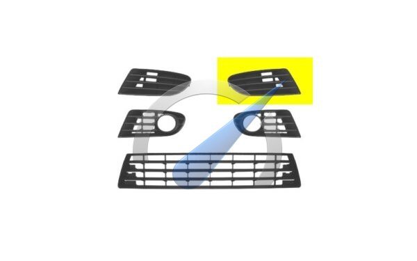 Tapa del faro antiniebla izquierdo cerrada, apta para Golf Plus 2005-2009.