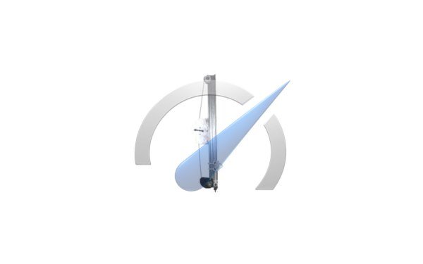 Gr. Punto Window mechanism left 3/5-door electric without motor front