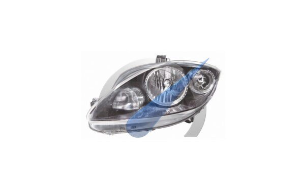 Leon from 4/2009 Left front headlight with electric adjustment.