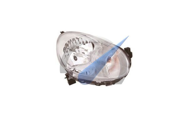 K13 Headlight right H4 for electric regulation