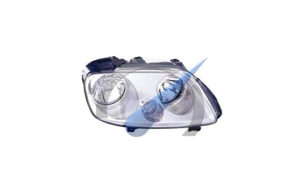Right headlight H1 + H7 with electric motor suitable for Caddy 2004-2010