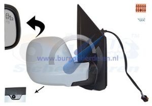 Jumpy Buitenspiegel elektrisch volledig rechts primer verwarmd elek. inklpb. dodehoek temp. sens