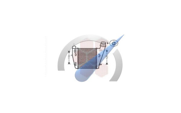 Twingo intercooler RS 1 QF-tilkobling