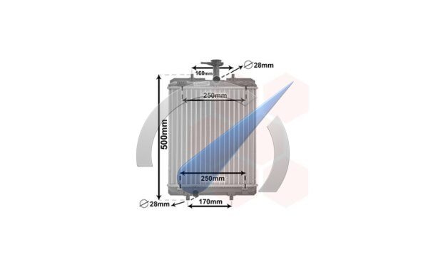 C1 Radiator benzine zonder airco