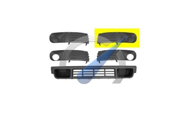 T5 Fog lamp cover left closed